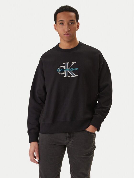 Calvin Klein Jeans Bluză Premium Monologo LV04RE200G Regular Fit