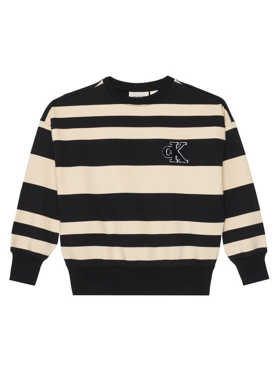 Calvin Klein Jeans Bluză Striped Modern IB0IB02558 Regular Fit