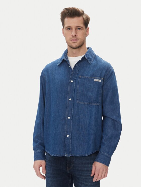 Calvin Klein Jeans cămașă de blugi J30J327509 Regular Fit