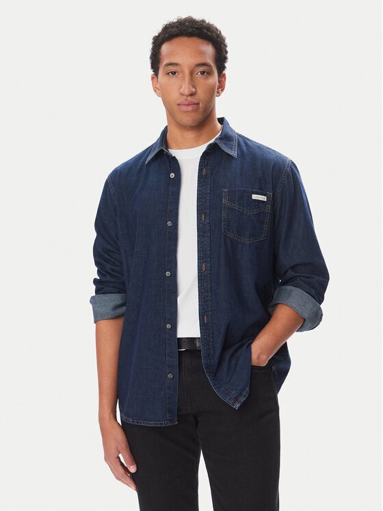 Calvin Klein Jeans cămașă de blugi LV04RH912G Regular Fit