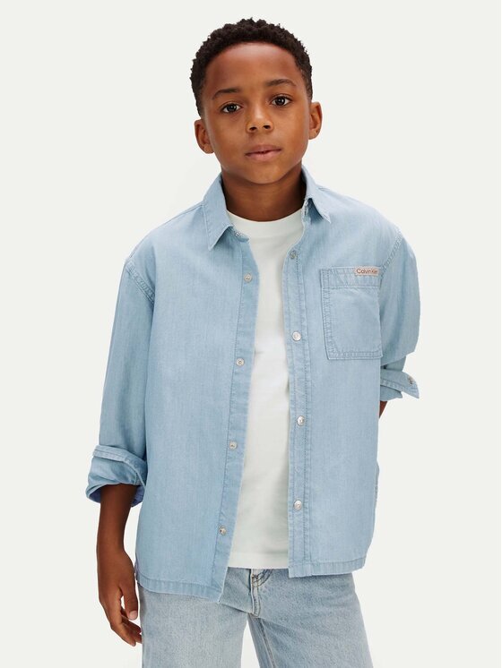 Calvin Klein Jeans cămașă de blugi LVCKSJB30B Regular Fit