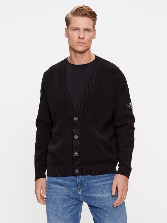 Calvin Klein Jeans Cardigan Badge Skater J30J324327 Relaxed Fit