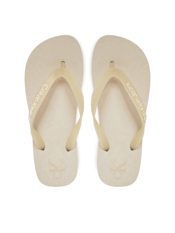 Calvin Klein Jeans Flip flop Beach Sandal Flatform Tpu YW0YW01830 Écru