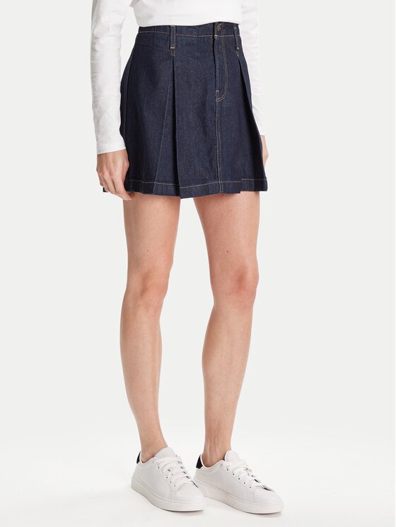 Calvin Klein Jeans Fustă de blugi LV047C717G Regular Fit
