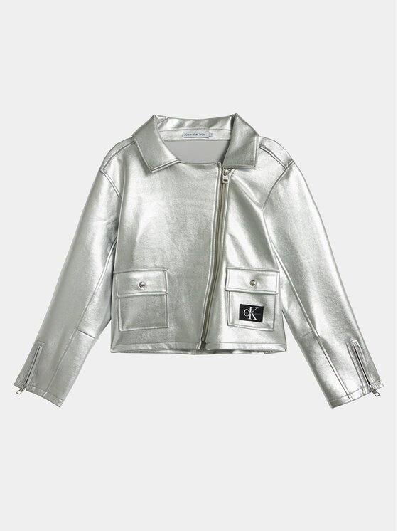 Calvin Klein Jeans Geacă biker Perfecto IG0IG02307 Regular Fit