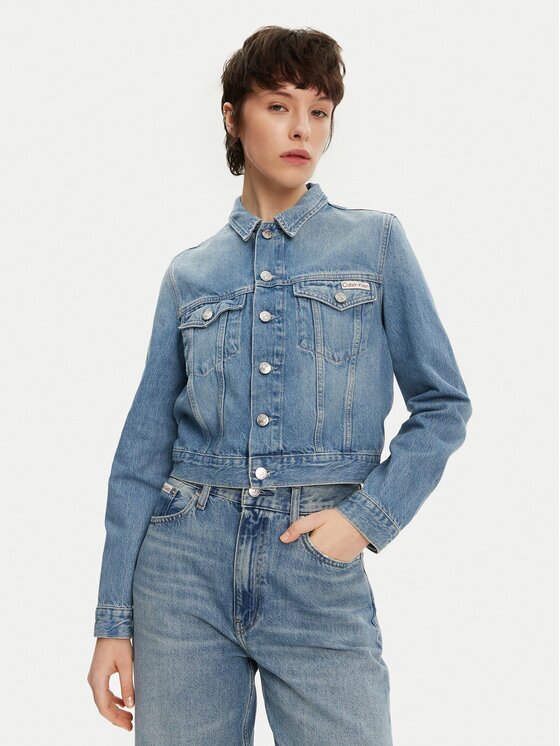 Calvin Klein Jeans Geacă de blugi 90's J20J225184 Regular Fit