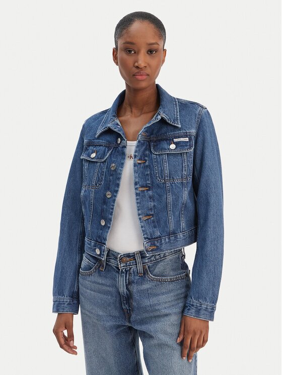 Calvin Klein Jeans Geacă de blugi 90s LV047E629G Regular Fit