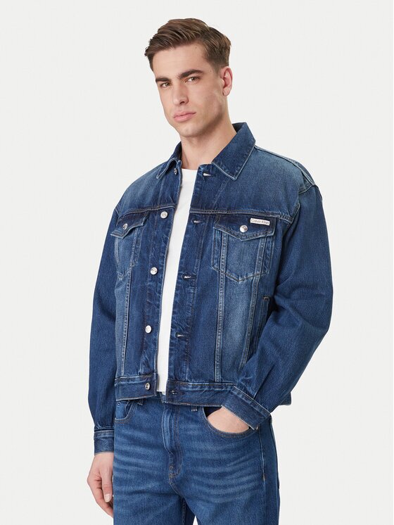 Calvin Klein Jeans Geacă de blugi 90s LV04RF705G Regular Fit