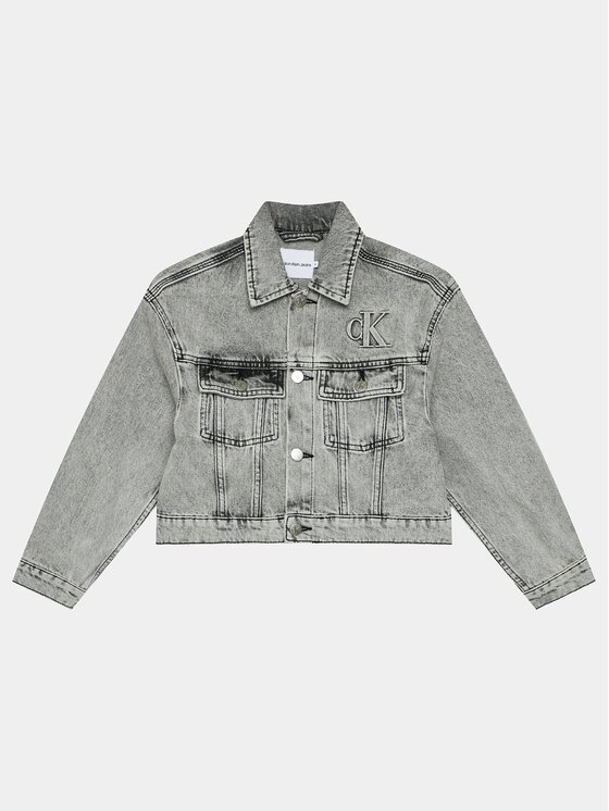 Calvin Klein Jeans Geacă de blugi IG0IG02279 Relaxed Fit