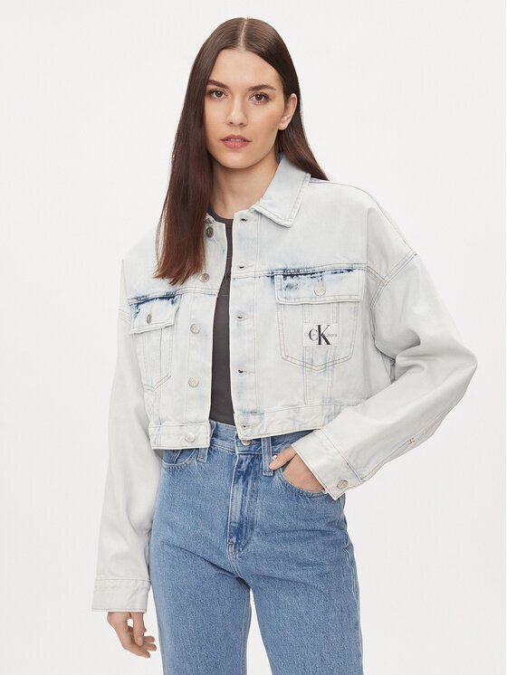 Calvin Klein Jeans Geacă de blugi J20J222874 Oversize