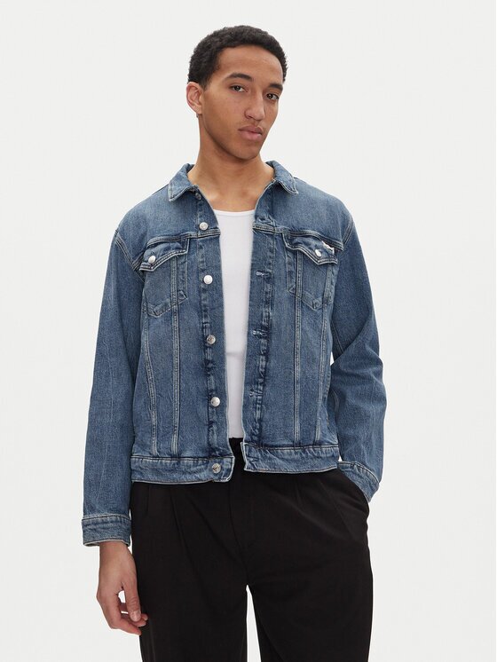 Calvin Klein Jeans Geacă de blugi J30J327588 Slim Fit