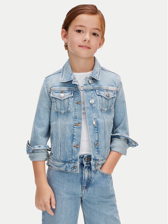 Calvin Klein Jeans Geacă de blugi LVCKSJD00G Regular Fit