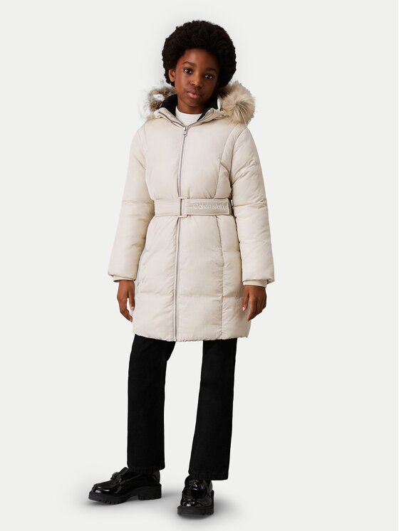 Calvin Klein Jeans Geacă de iarnă Classic IG0IG02686 Regular Fit