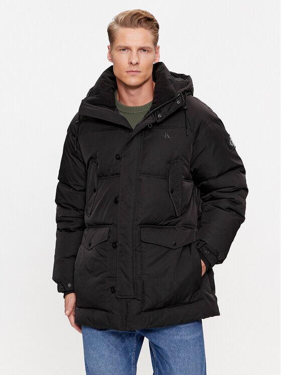 Calvin Klein Jeans Geacă de iarnă J30J324080 Relaxed Fit