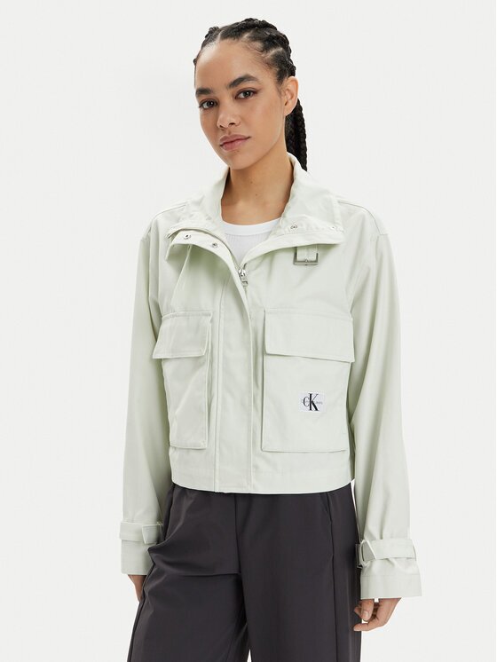 Calvin Klein Jeans Geacă Utility J20J223030 Écru Regular Fit