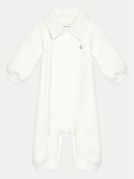 Calvin Klein Jeans Overall de iarnă IN0IN00255 Écru Regular Fit