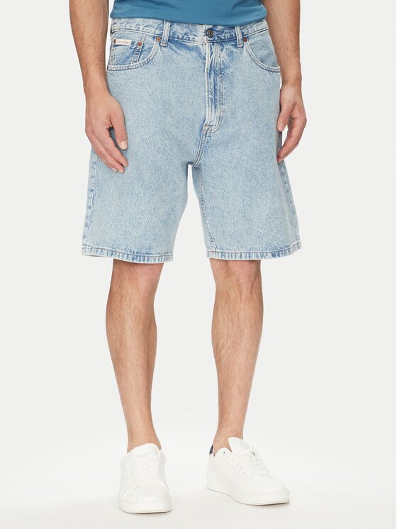 Calvin Klein Jeans Pantaloni scurți de blugi 90's LV04RB930G Regular Fit