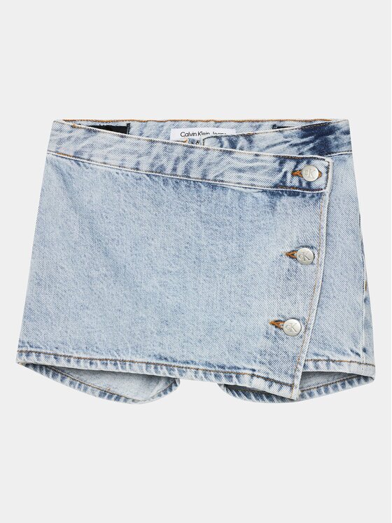Calvin Klein Jeans Pantaloni scurți de blugi IG0IG02372 Regular Fit
