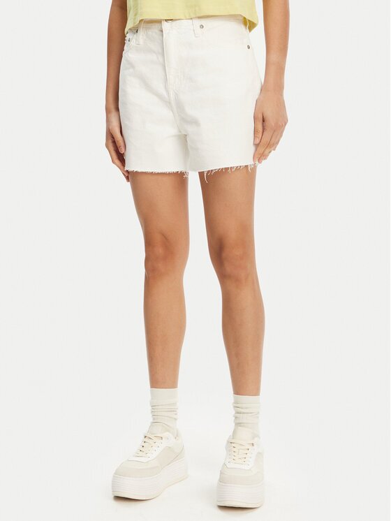 Calvin Klein Jeans Pantaloni scurți de blugi J20J225153 Mom Fit