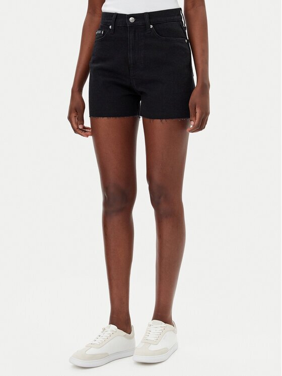 Calvin Klein Jeans Pantaloni scurți de blugi J20J225154 Mom Fit