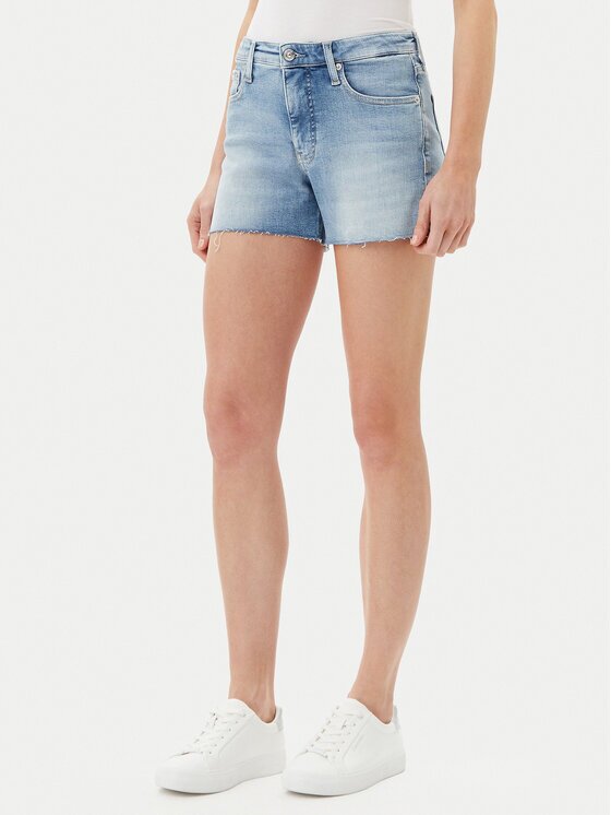 Calvin Klein Jeans Pantaloni scurți de blugi J20J225158 Slim Fit