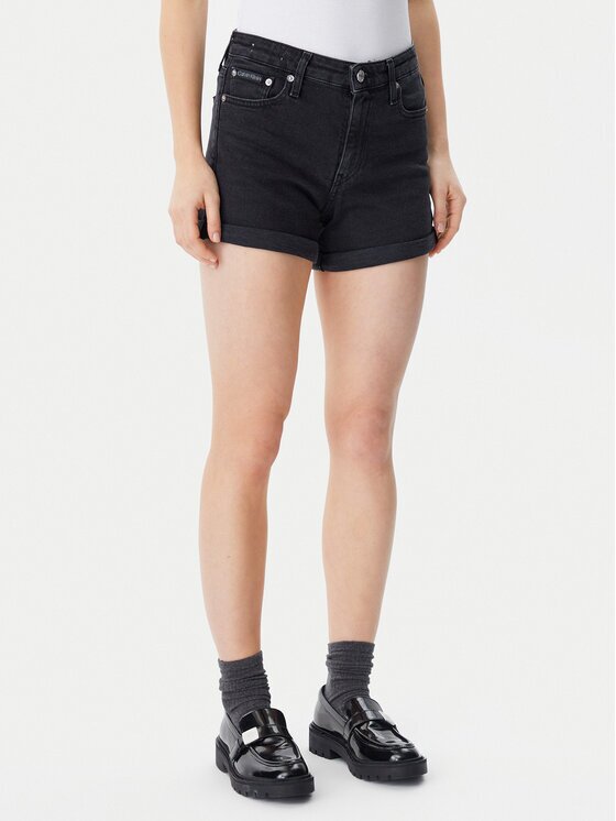Calvin Klein Jeans Pantaloni scurți de blugi J20J225161 Regular Fit