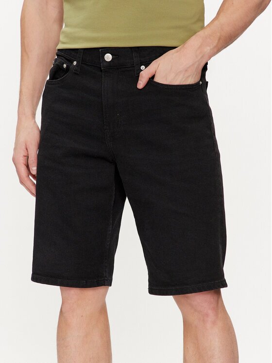 Calvin Klein Jeans Pantaloni scurți de blugi J30J324872 Slim Fit