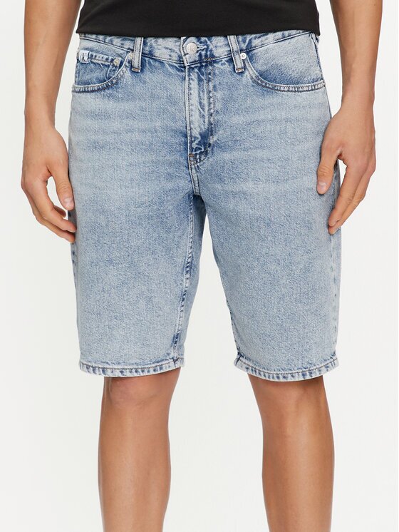 Calvin Klein Jeans Pantaloni scurți de blugi J30J324873 Regular Fit