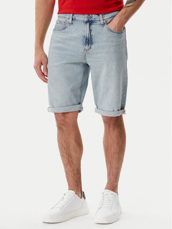 Calvin Klein Jeans Pantaloni scurți de blugi J30J327193 Slim Fit