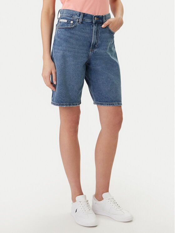 Calvin Klein Jeans Pantaloni scurți de blugi LV047F674G Loose Fit