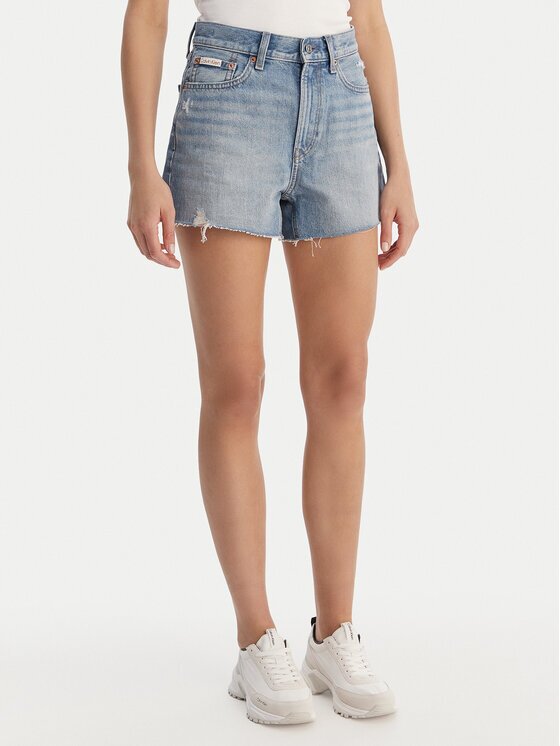 Calvin Klein Jeans Pantaloni scurți de blugi LV047F765G Straight Fit