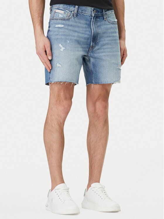 Calvin Klein Jeans Pantaloni scurți de blugi LV04RF790G Slim Fit