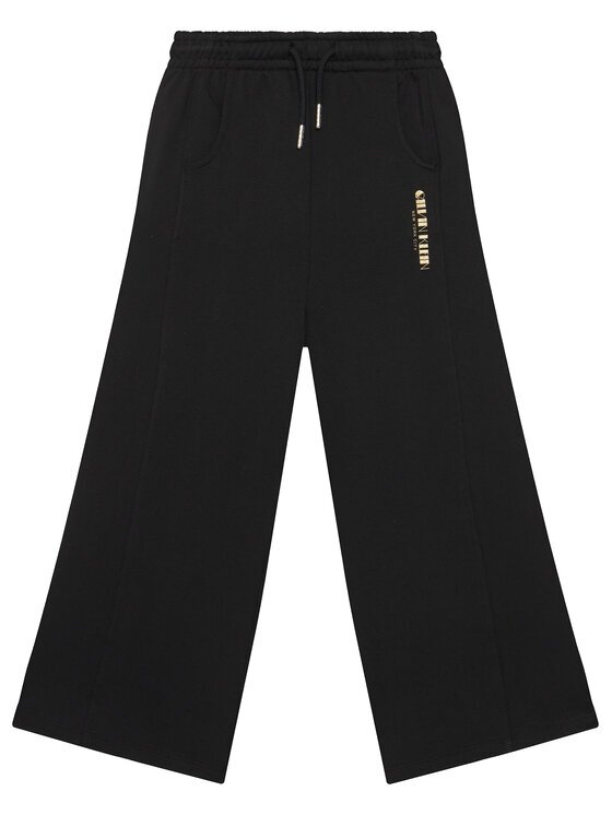 Calvin Klein Jeans Pantaloni trening Glitter Aw IG0IG03097 Wide Leg