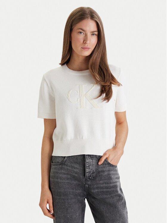 Calvin Klein Jeans Pulover Chunky LV044E306G Regular Fit