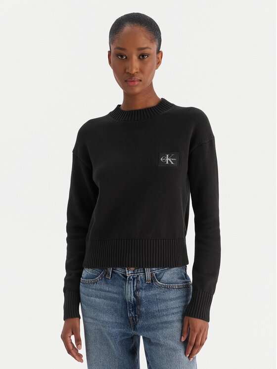 Calvin Klein Jeans Pulover Ck Embro Badge LV047D351G Regular Fit