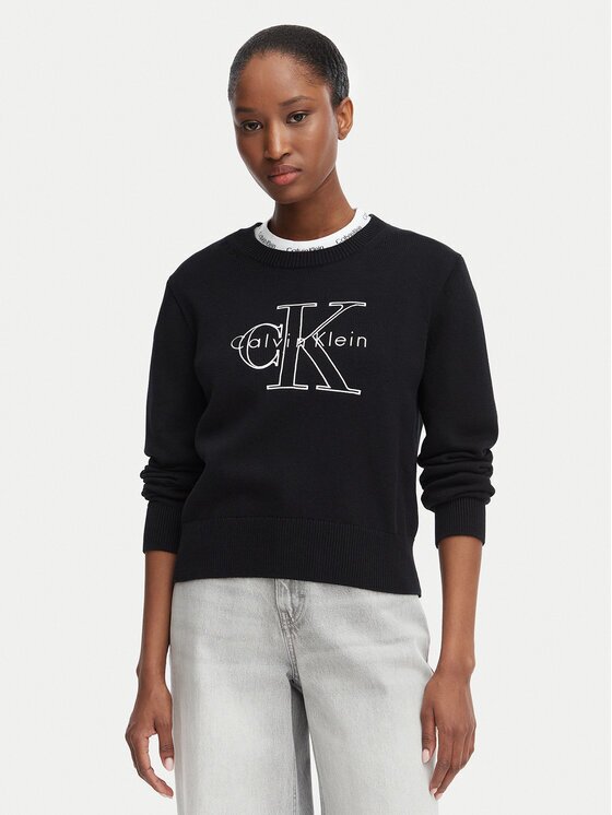 Calvin Klein Jeans Pulover LV047G322G Regular Fit