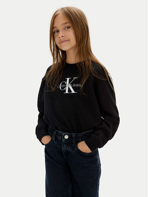 Calvin Klein Jeans Pulover Monologo IG0IG02830 M Regular Fit
