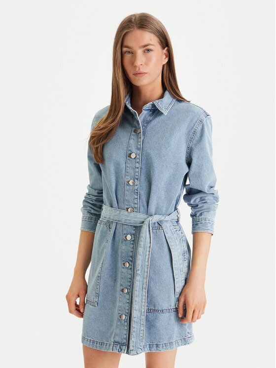 Calvin Klein Jeans Rochie de blugi LV047F671G Regular Fit