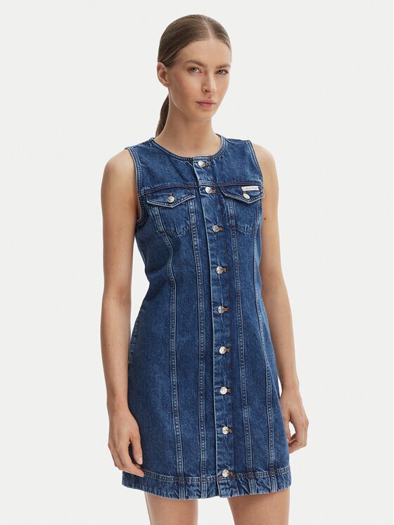 Calvin Klein Jeans Rochie de blugi LV047F761G Slim Fit