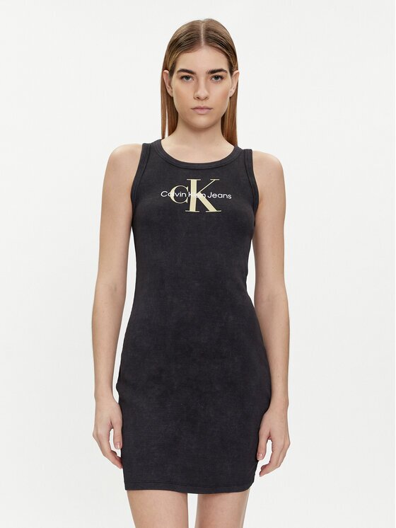 Calvin Klein Jeans Rochie de vară Archival Monologo J20J223069 Slim Fit