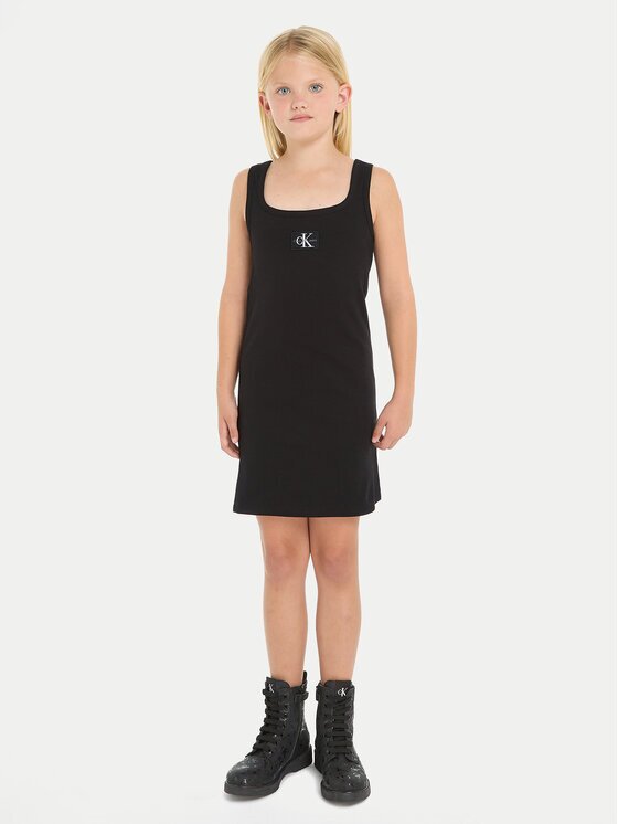 Calvin Klein Jeans Rochie de vară Badge IG0IG02471 Regular Fit