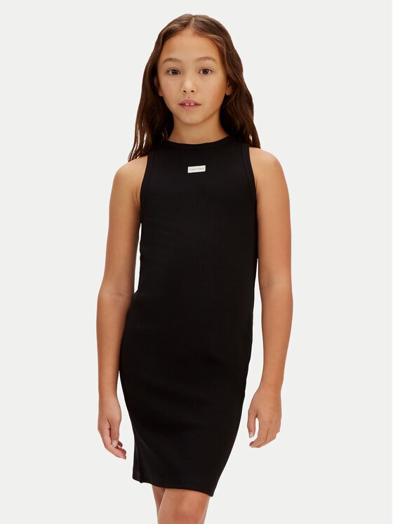 Calvin Klein Jeans Rochie de vară LVCKSJH07G Slim Fit