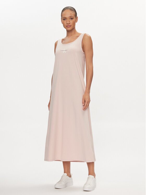 Calvin Klein Jeans Rochie de vară Monologo J20J223702 Loose Fit
