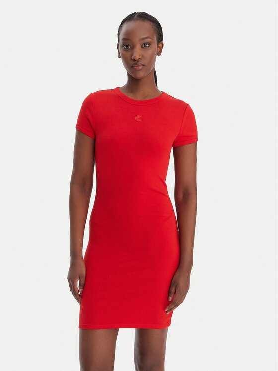 Calvin Klein Jeans Rochie de zi LV047B266G Slim Fit