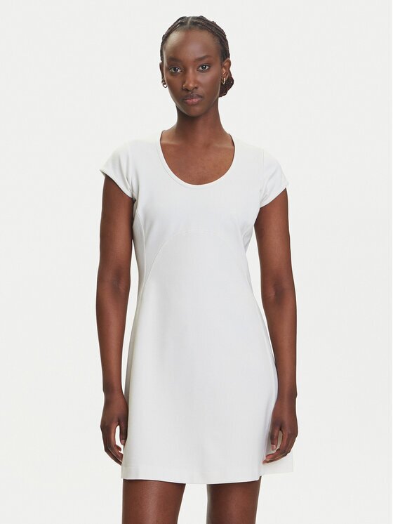 Calvin Klein Jeans Rochie de zi LV047C238G Écru Slim Fit