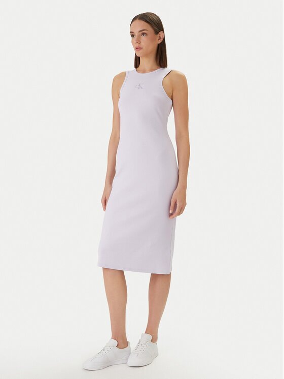 Calvin Klein Jeans Rochie de zi Monologo Baby LV047F242G Slim Fit