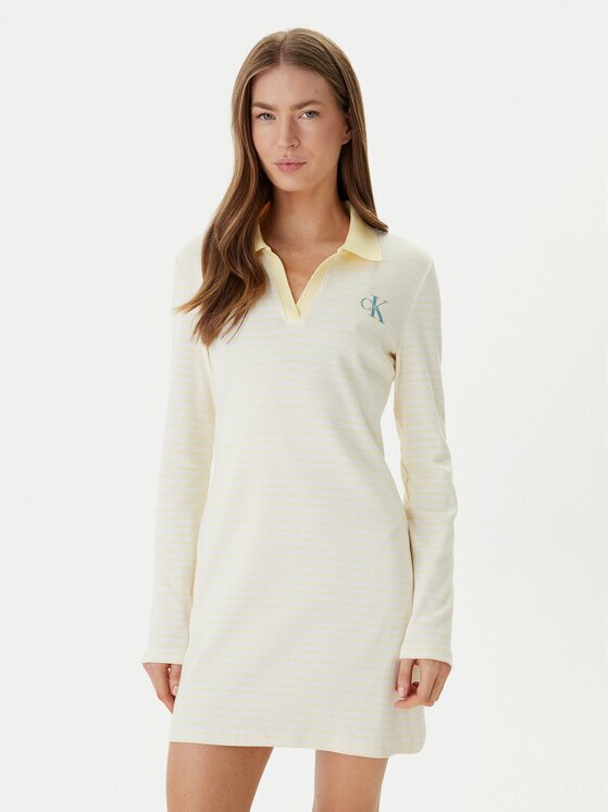 Calvin Klein Jeans Rochie de zi Monologo LV047F839G Regular Fit