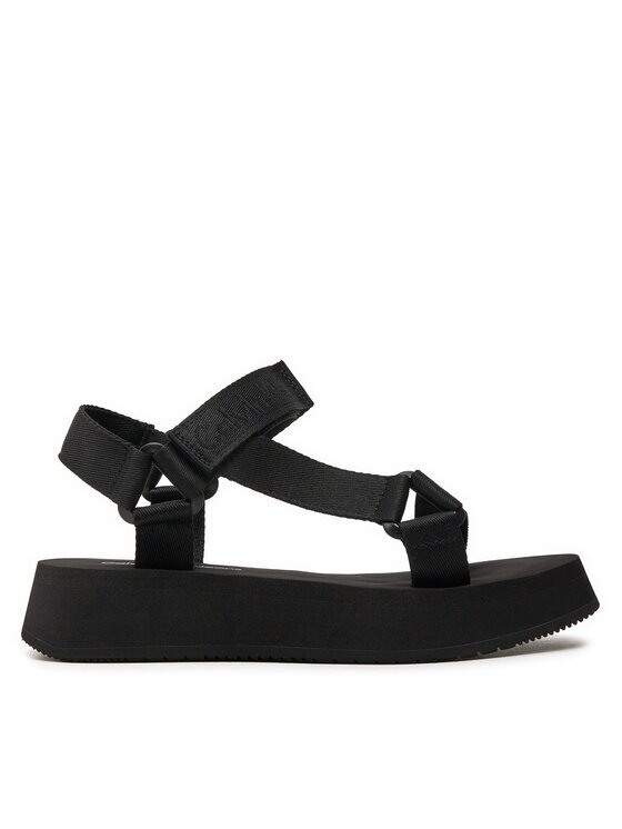 Calvin Klein Jeans Sandale Sandal Velcro Webbing In Mtl YW0YW01480