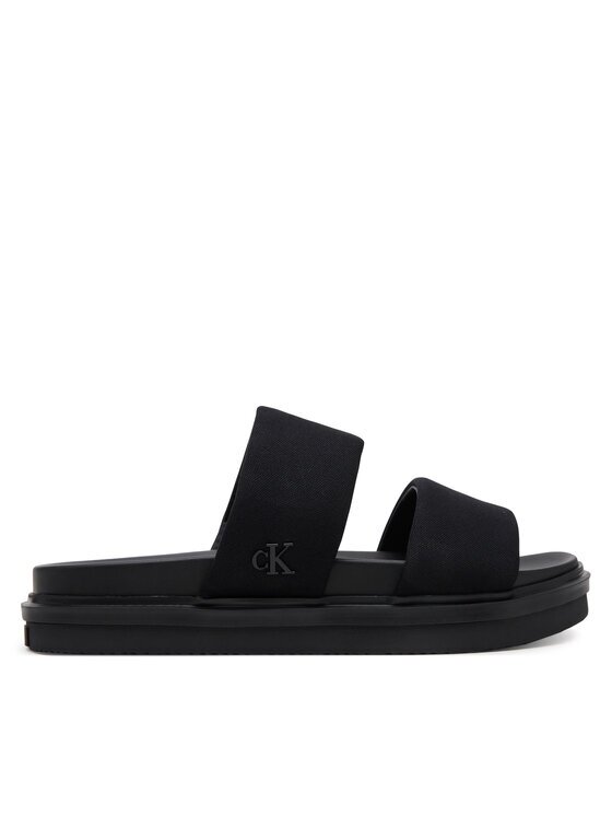 Calvin Klein Jeans Şlapi Flat Molded Dbl Bar Sandal Cv YM0YM01222