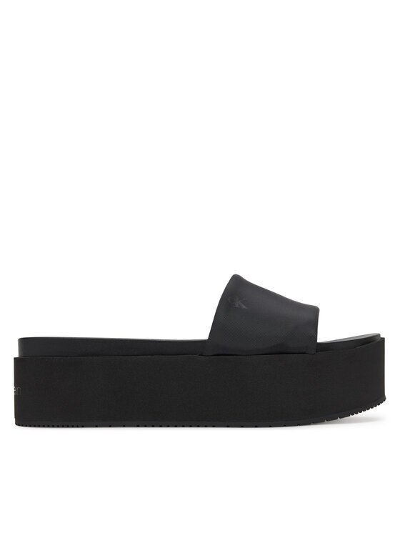 Calvin Klein Jeans Şlapi Flatform Sandal Slide In Nylon YW0YW01791